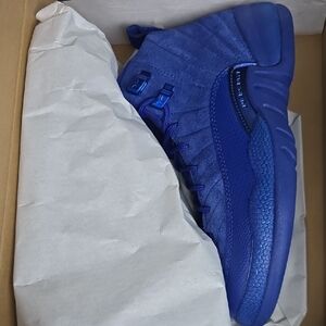 Jordan Blue Mesh Sneakers with Sporty Design